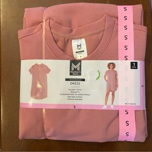 Member's Mark Sandwash Midi Dress in Pink NWT Size Small